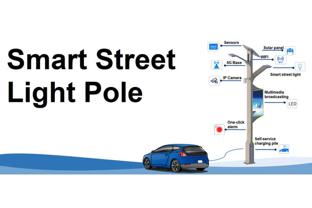 Smart street light pole hotsell